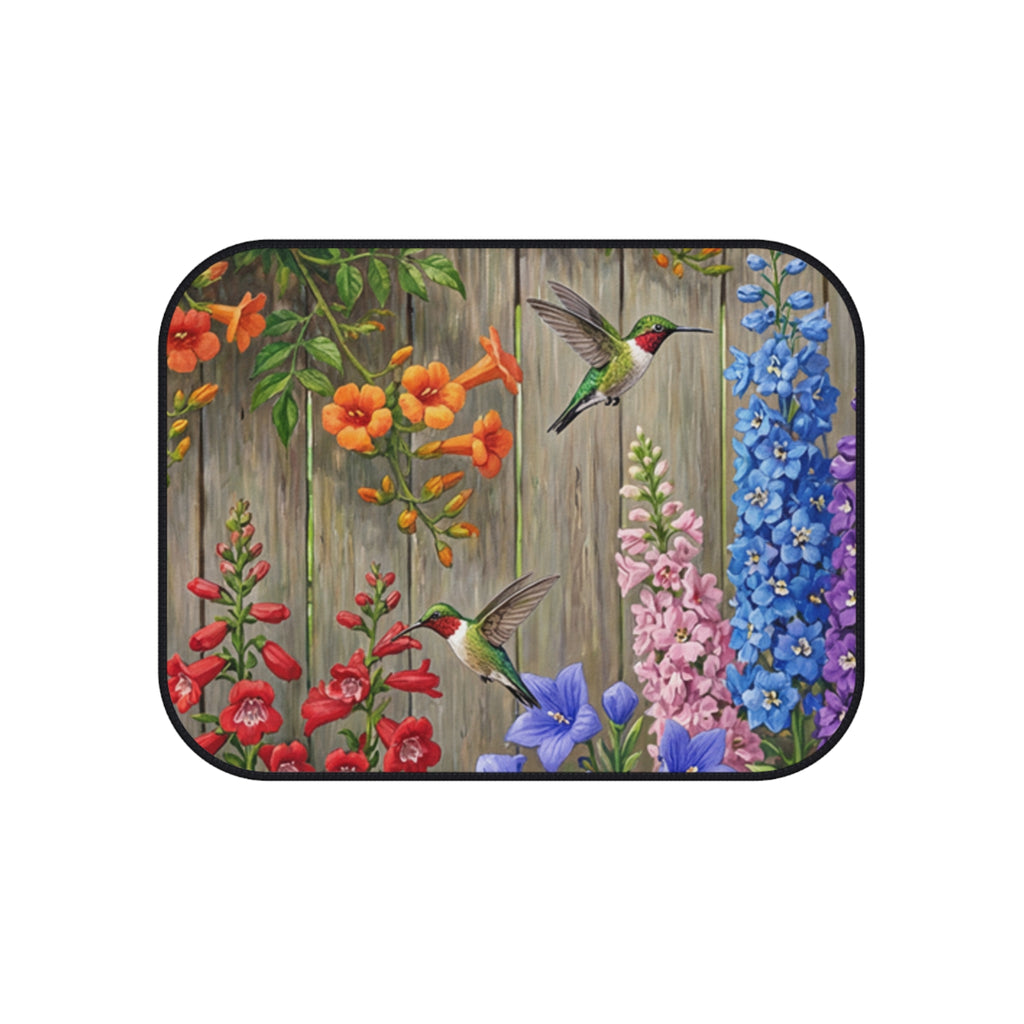 Cottage Garden Hummingbirds Car Mats (Set of 4)