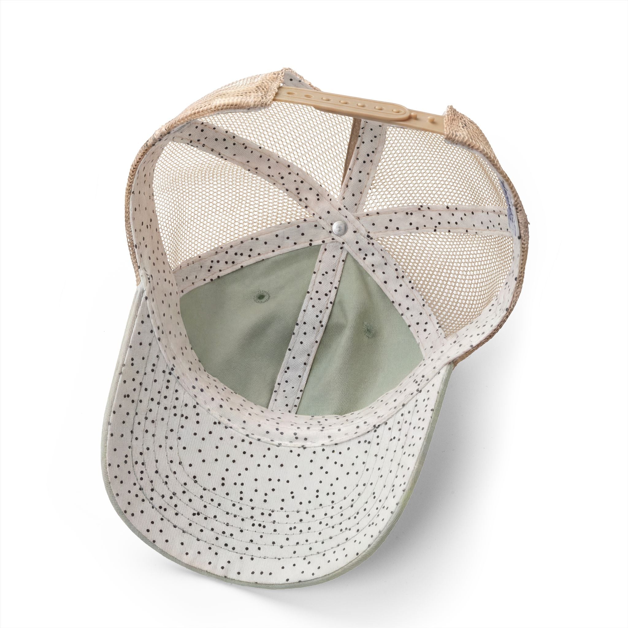 Women's Washed Mesh-Back Cap/Rose Compass
