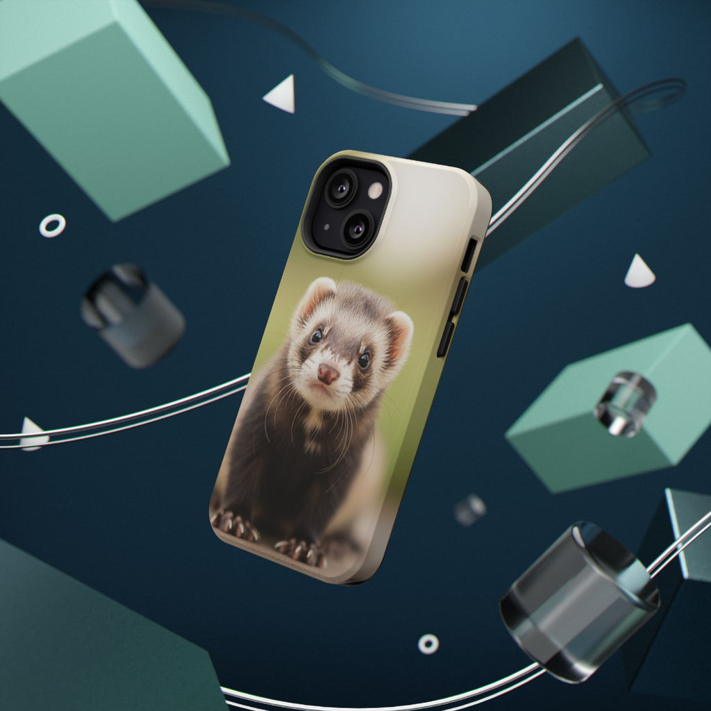 Cute Ferret Portrait Phone Case