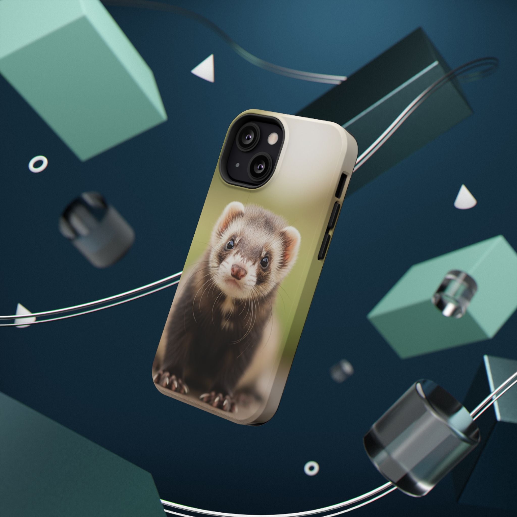 Cute Ferret Portrait Phone Case