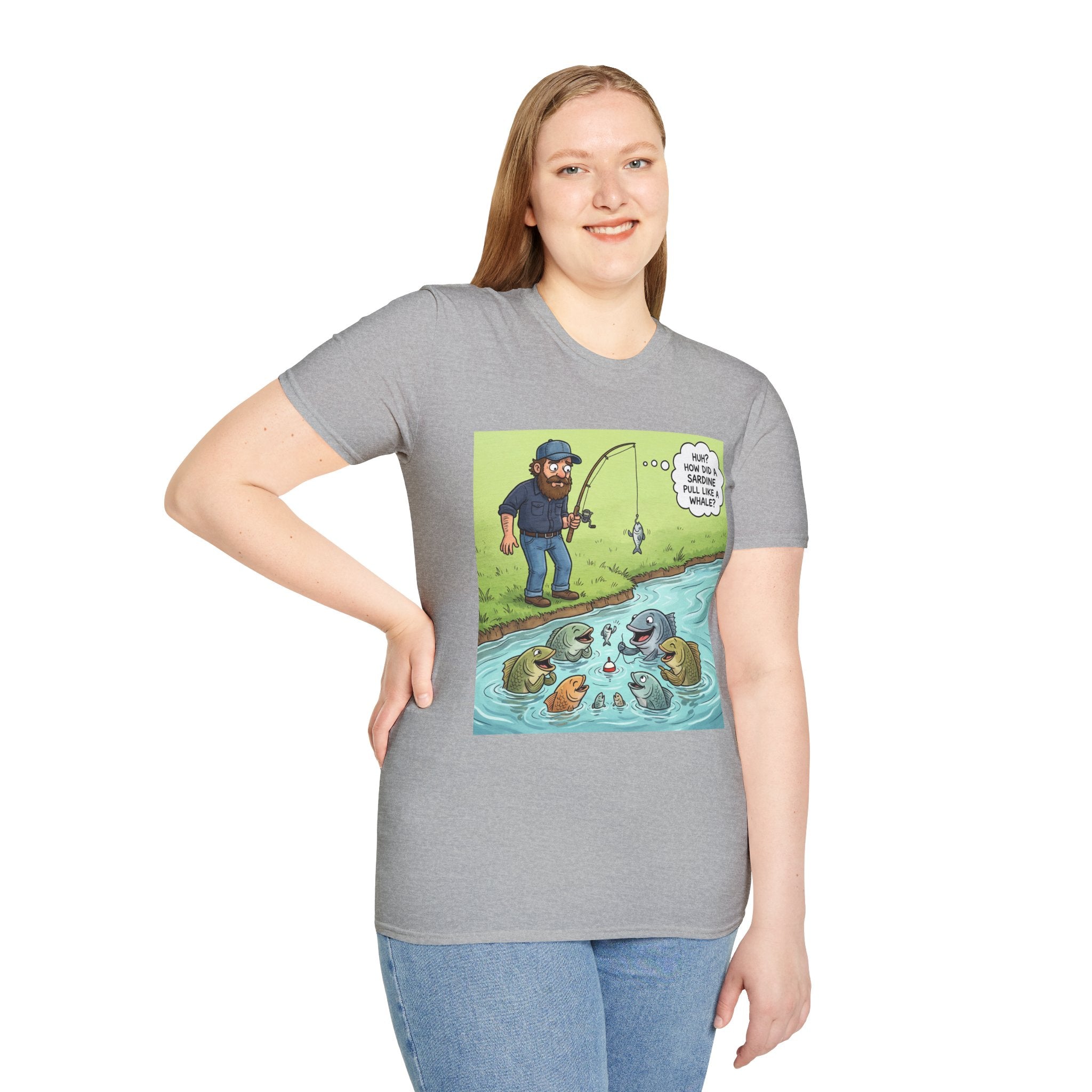 T-Shirt/Fishing Bass Cartoon | Funny Lure, Pond Fish