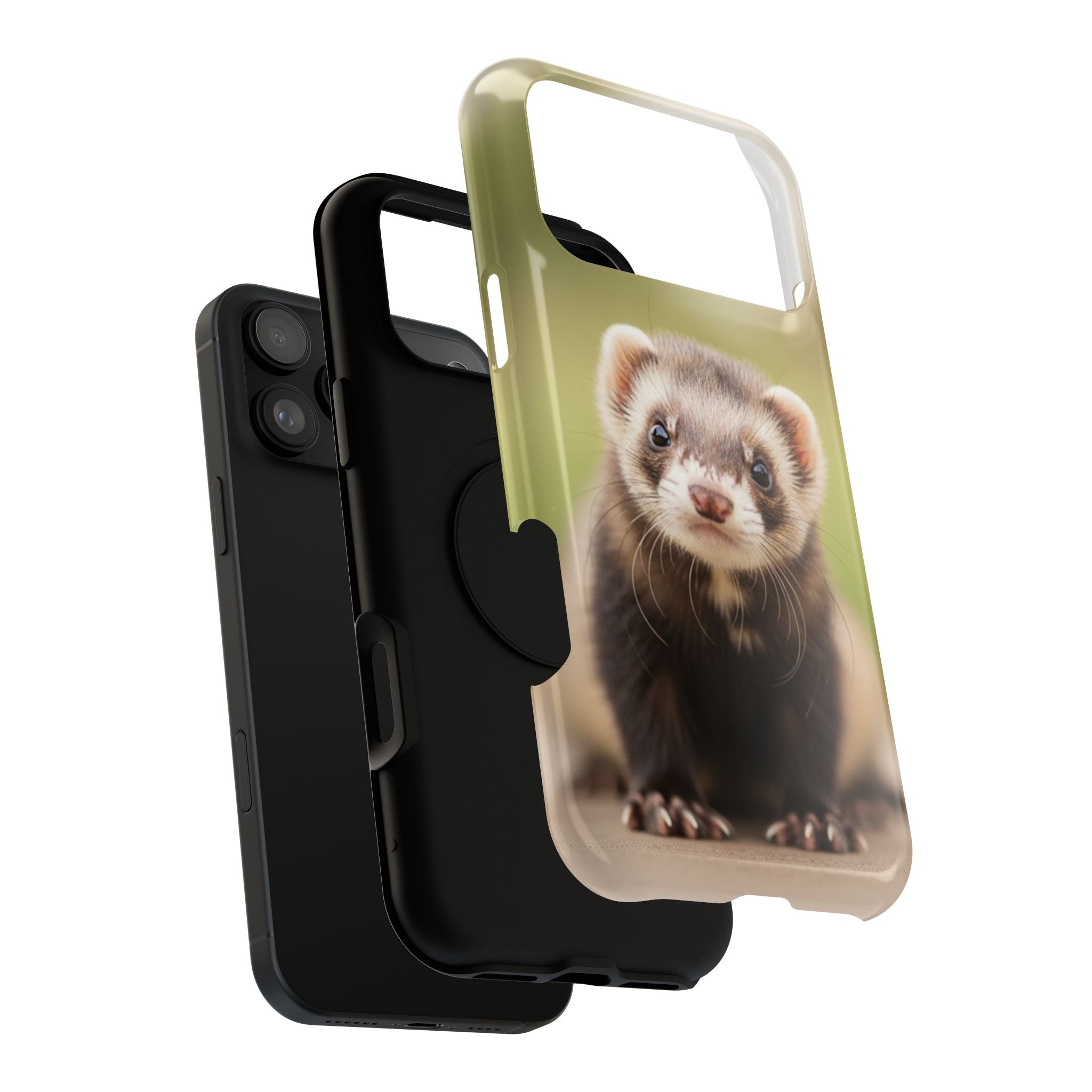 Cute Ferret Portrait Phone Case