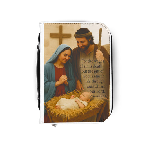 Baby in Manger Book Cover | Christmas Scene