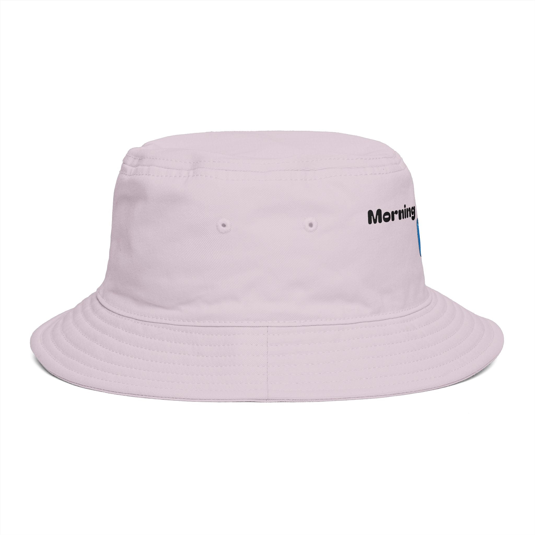 Morning Recharge Coffee Cup Bucket Hat | Steaming Coffee Graphic