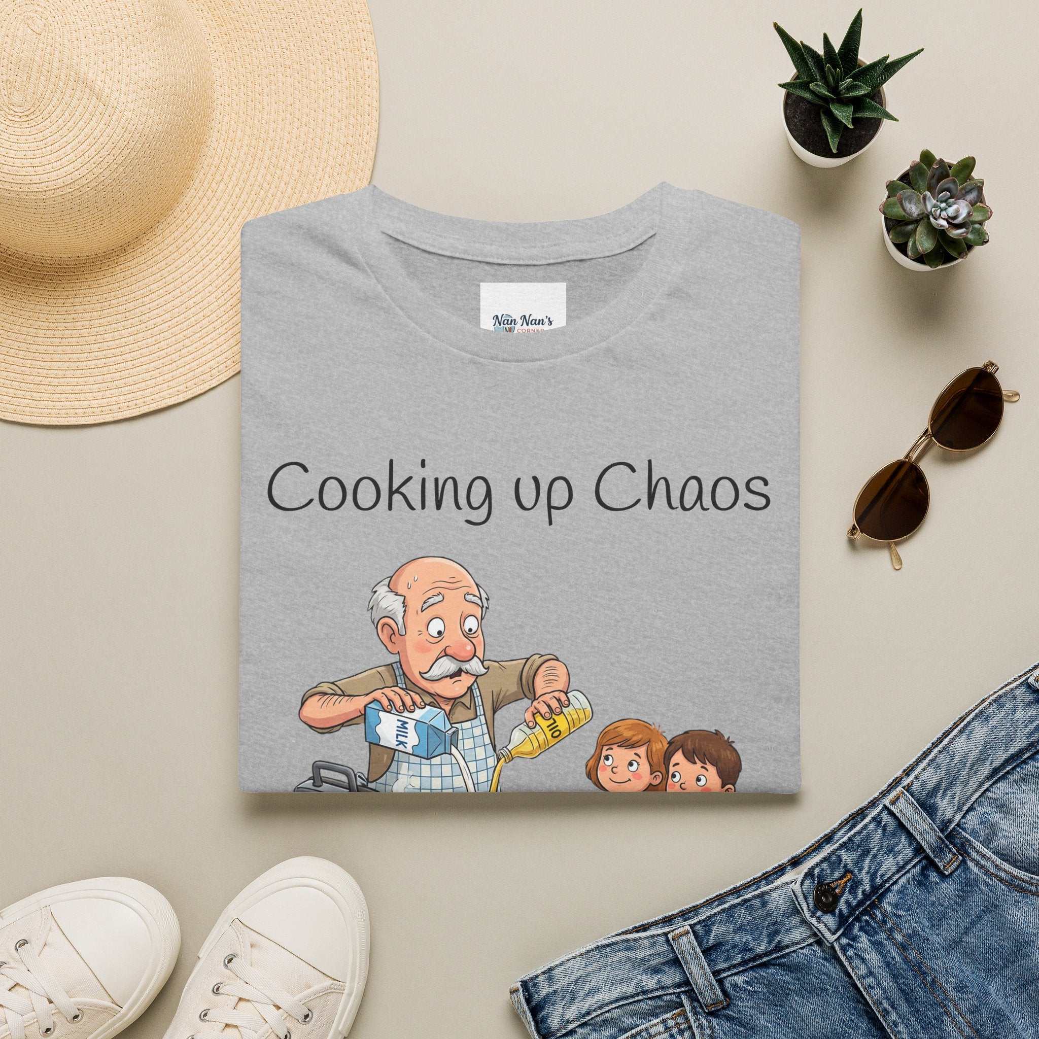 T-Shirt Cooking up Chaos One waffle at a time/ Kitchen Family Humor
