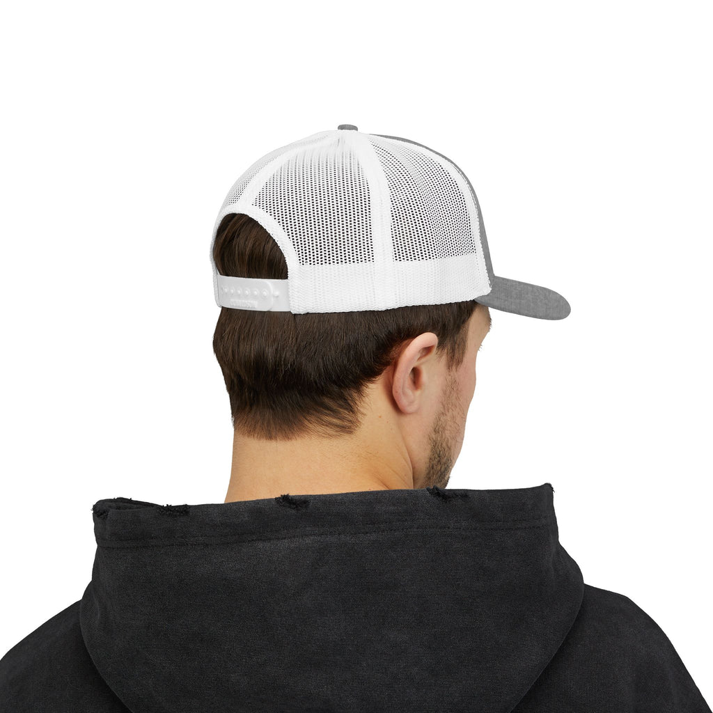 Happy Camper campfire Embroidered Snapback Cap | Trucker hat