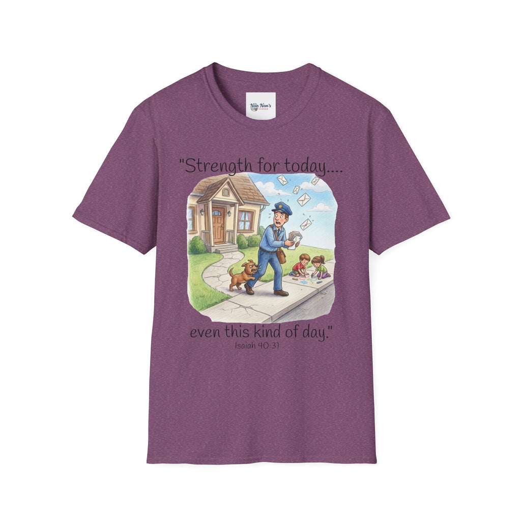 T-Shirt Postal Mail Carrier / Vintage Mailman Illustration Tee