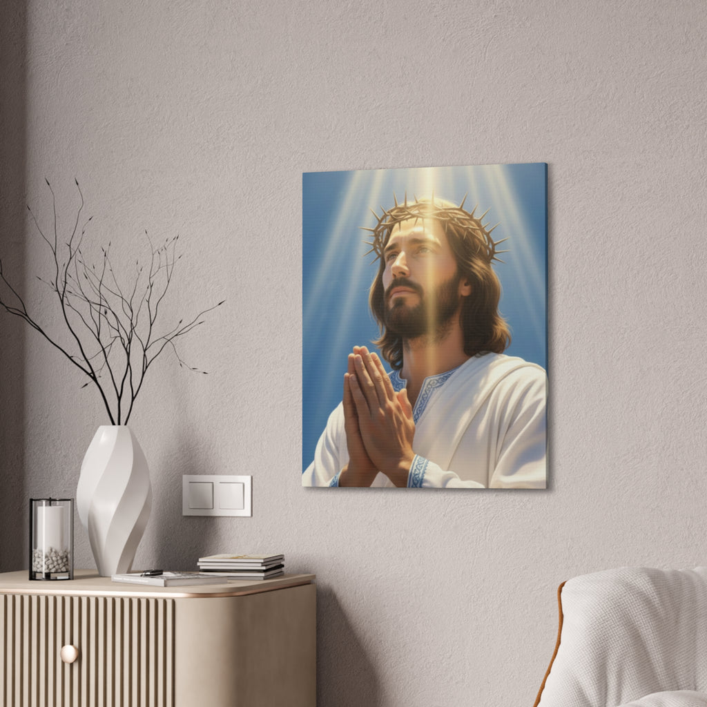 Praying Jesus Canvas