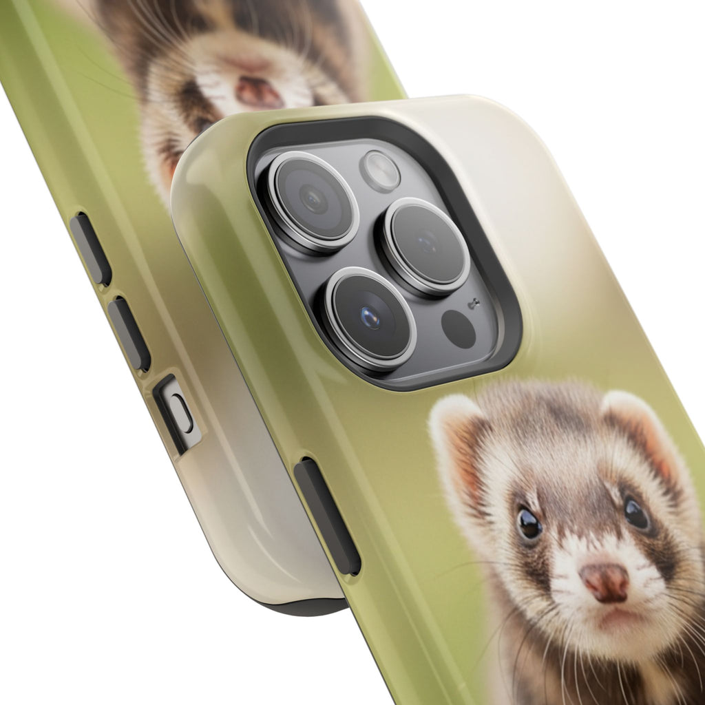 Cute Ferret Portrait Phone Case