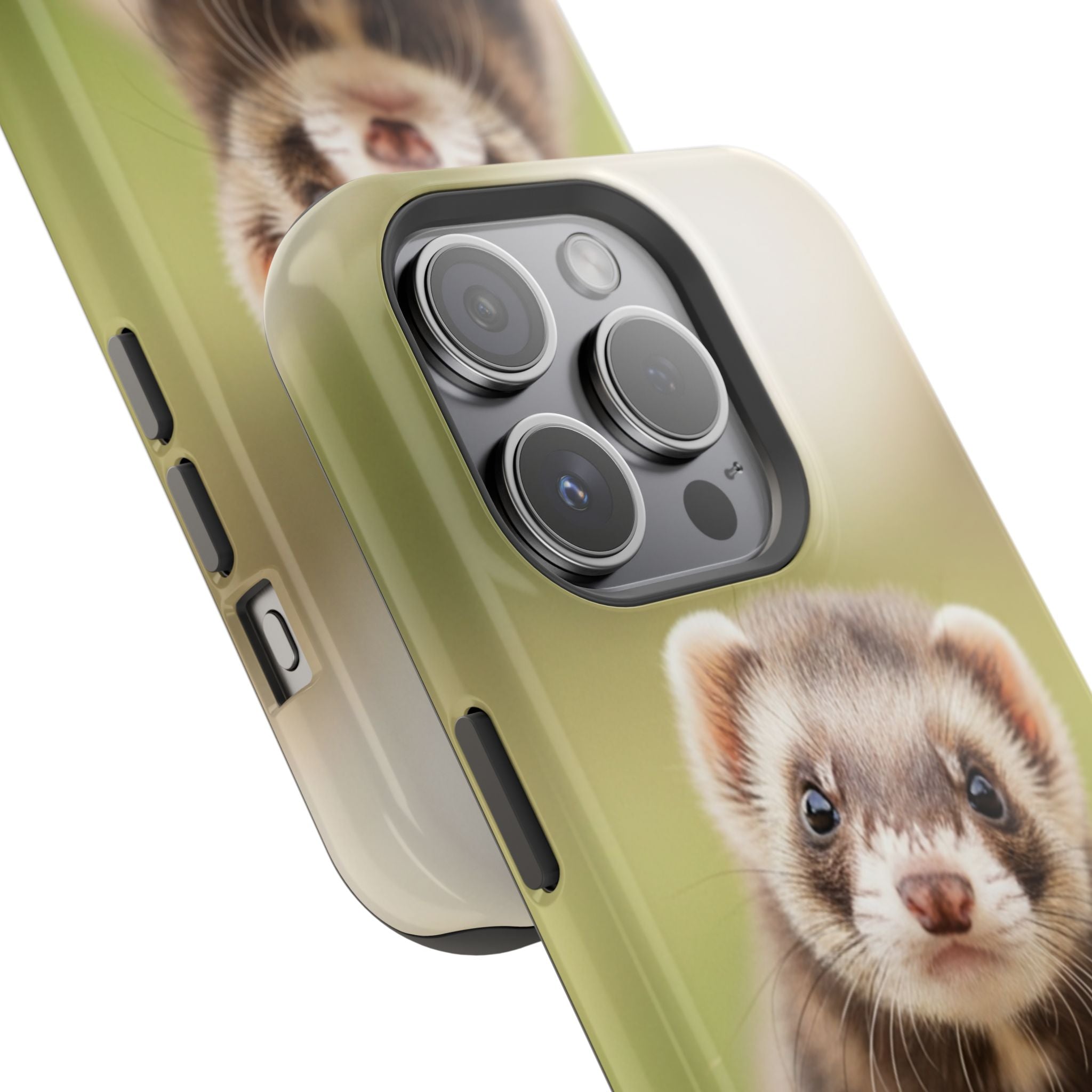 Cute Ferret Portrait Phone Case