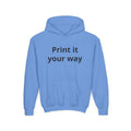 Hooded Sweatshirt Print It Your Way | Custom Youth Hoodie