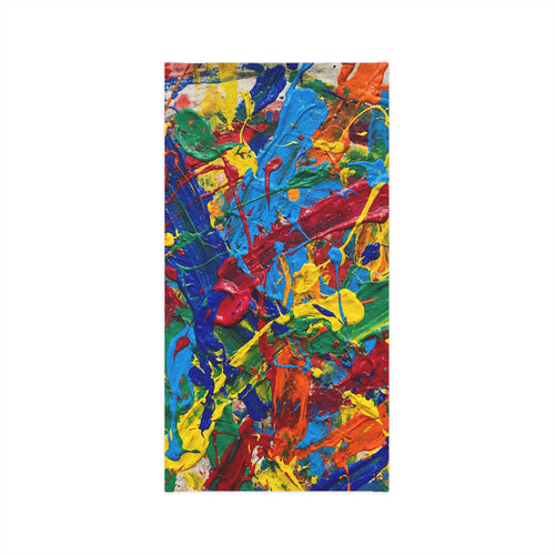 Abstract Color Splash Neck Gaiter | Paint Splatter Art