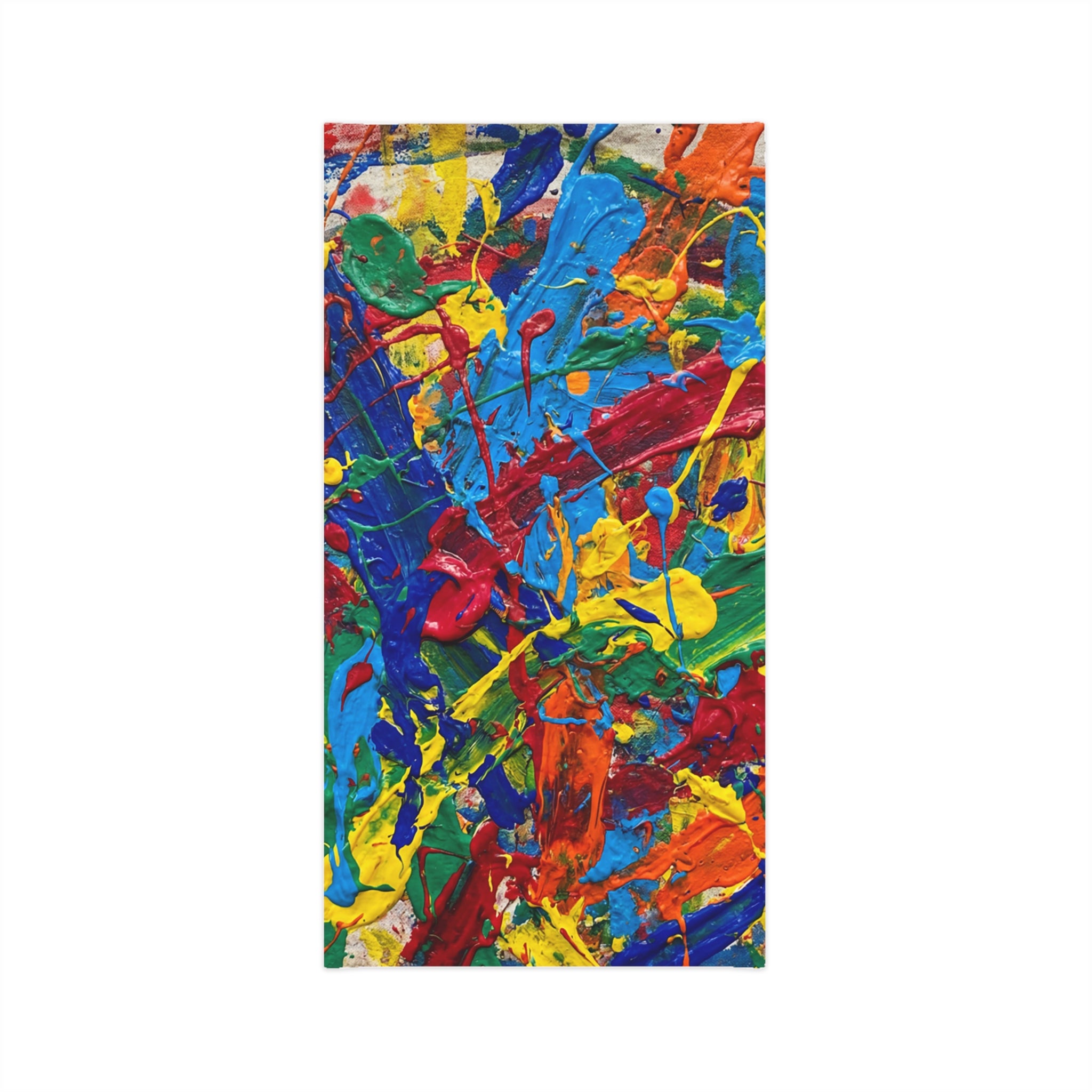 Abstract Color Splash Neck Gaiter | Paint Splatter Art