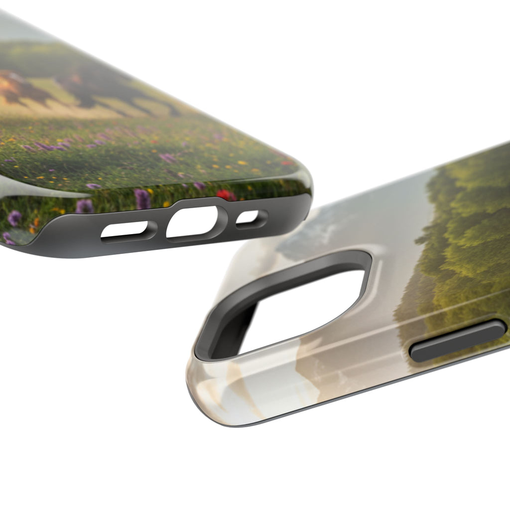 Running Horses Phone Case | Magnetic Impact-Resistant Case