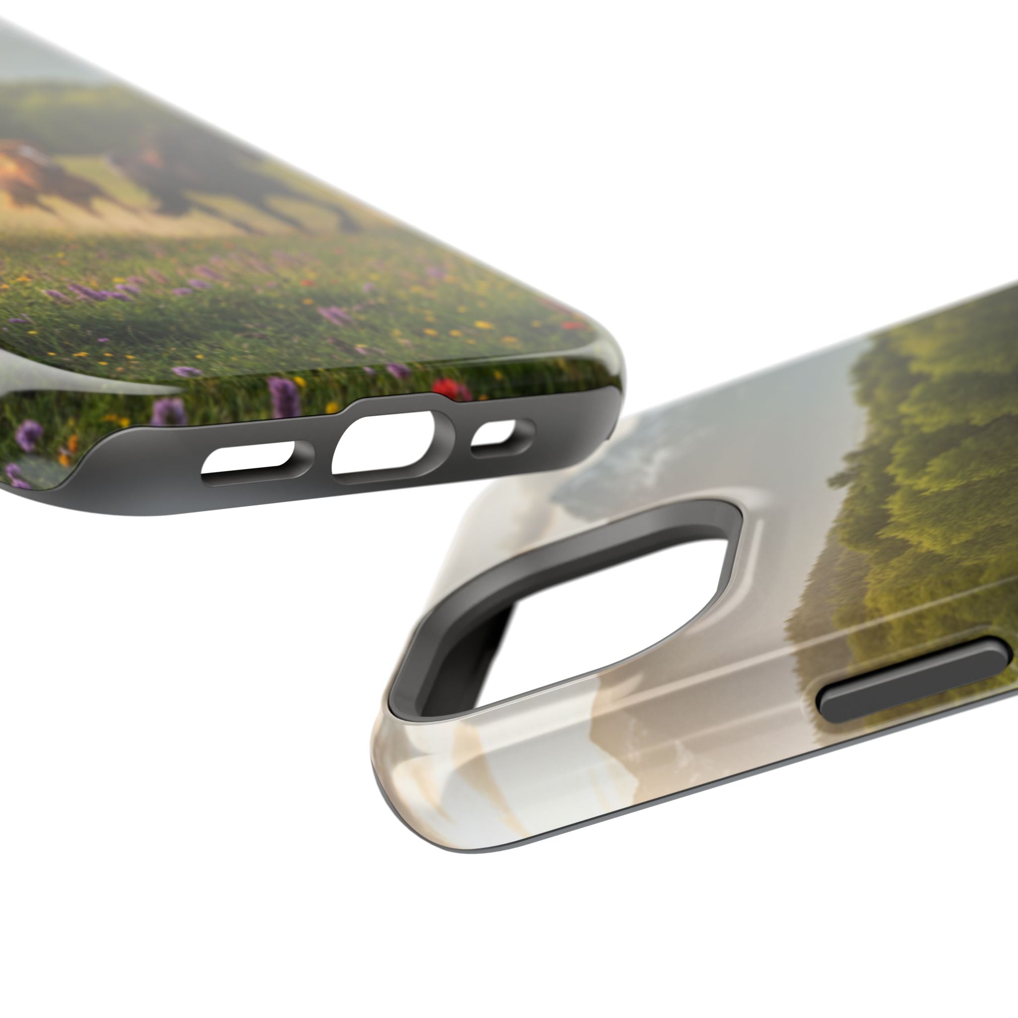 Running Horses Phone Case | Magnetic Impact-Resistant Case