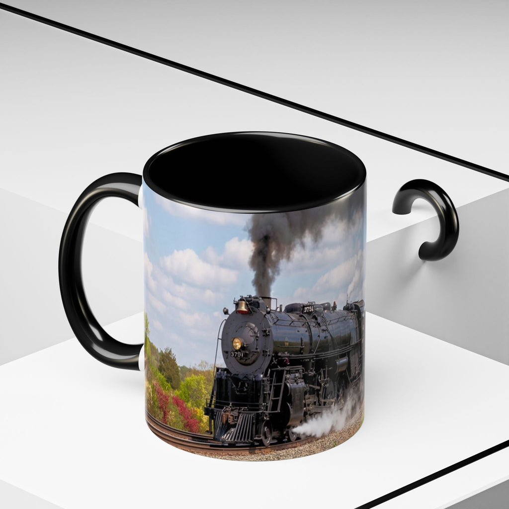 Vintage Steam Locomotive Mug | Accent Coffee Mug 11oz 15oz