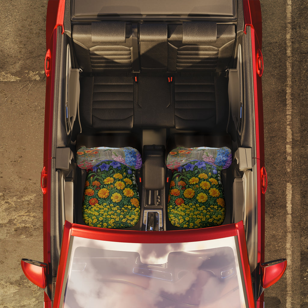 Car Seat Covers /Floral Hummingbird Seat Protector