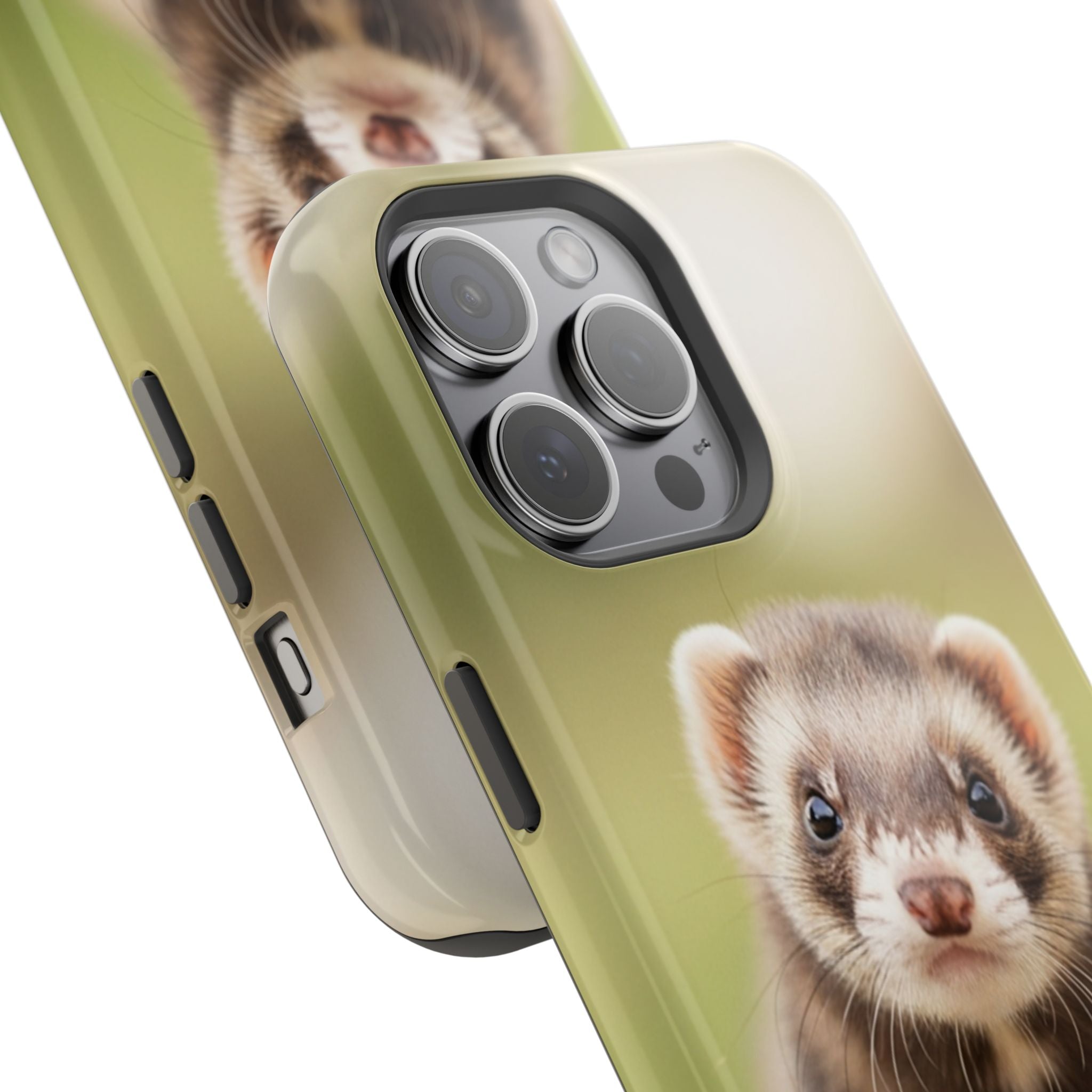 Cute Ferret Portrait Phone Case