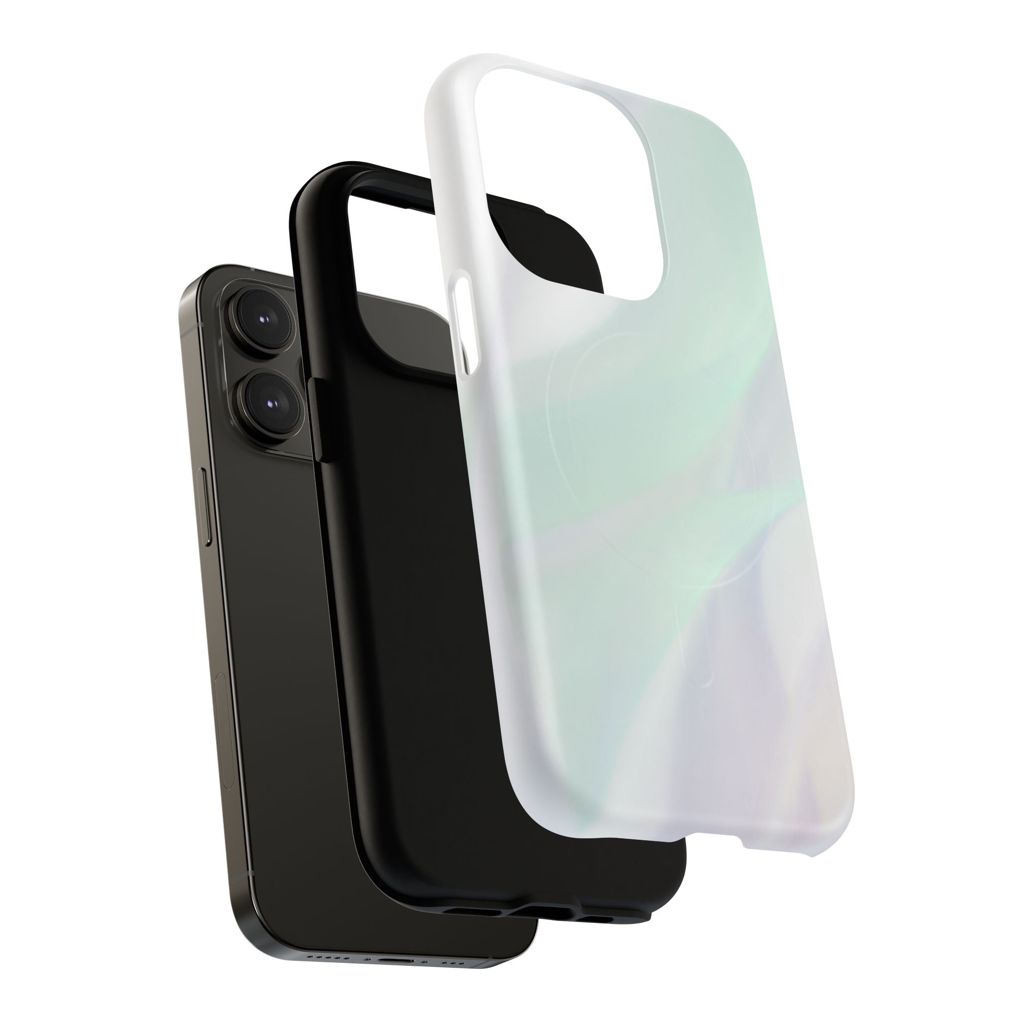 Abstract / Aurora Green Tough Phone Case