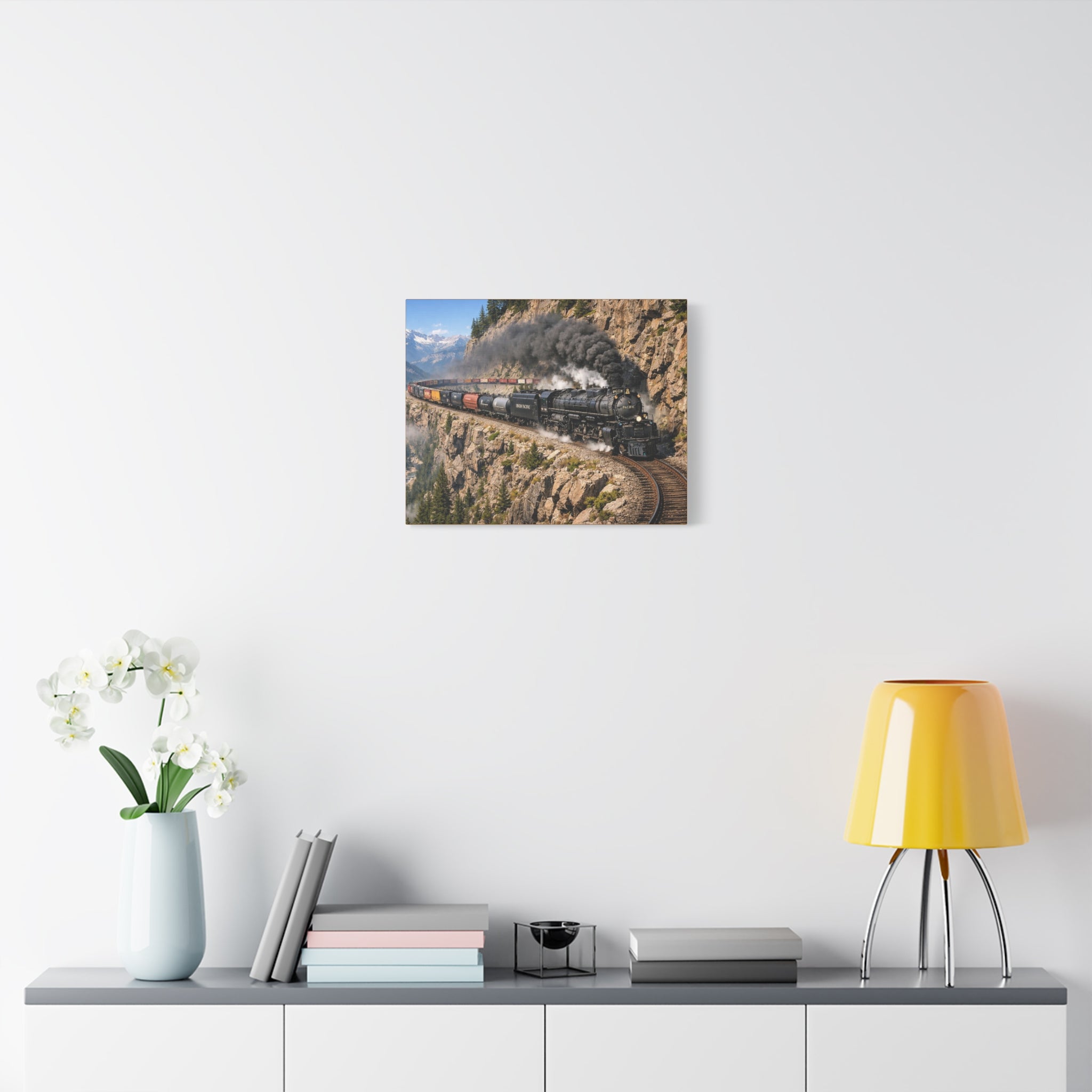 Big Boy Steam Locomotive Train Canvas