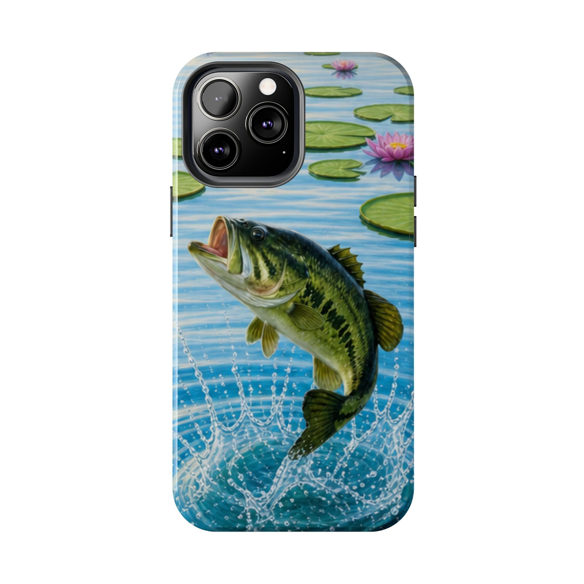 Largemouth Bass Jumping Phone Case | Tough Phone Case