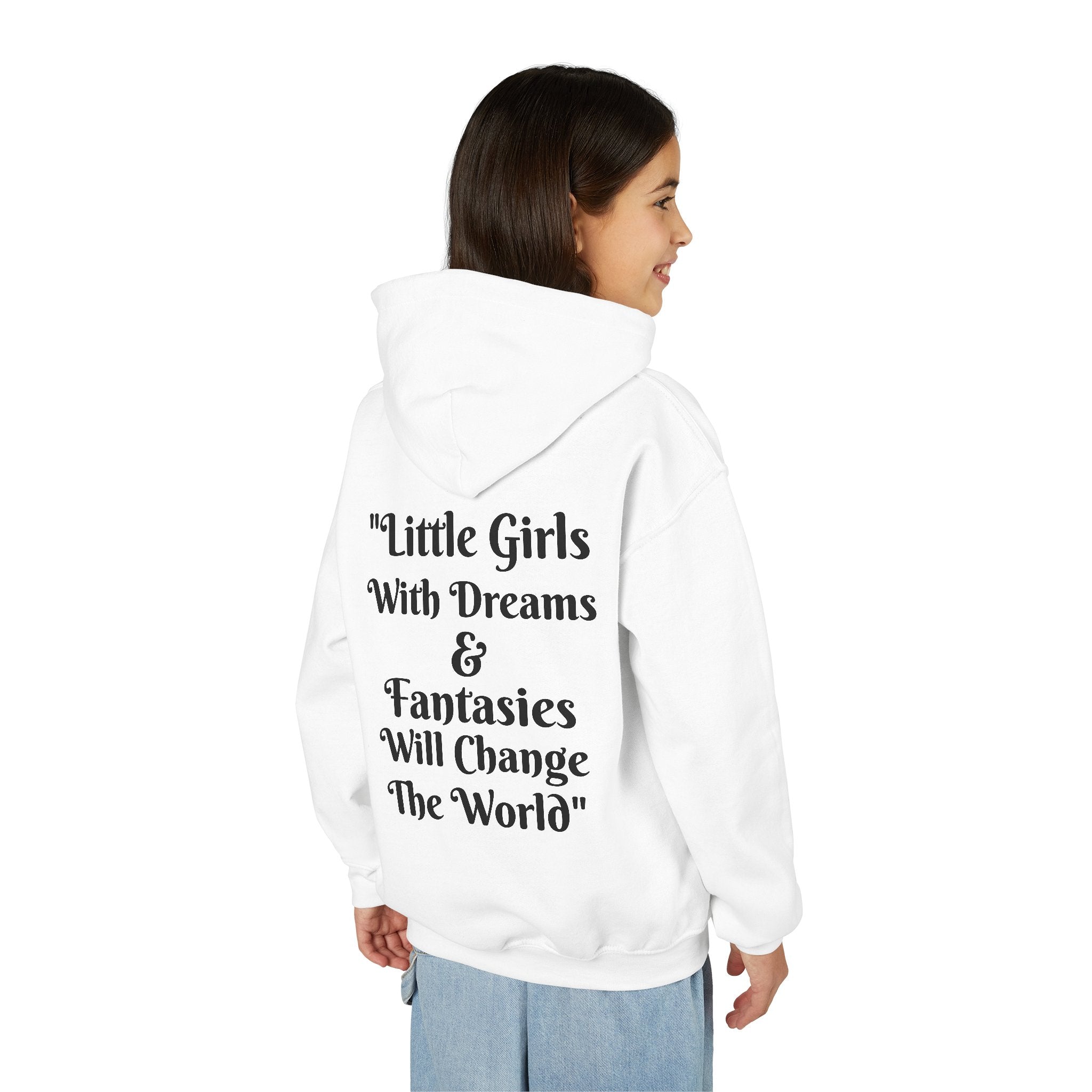 “Little Girls With Dreams & Fantasies  - Kid  magical Hoodie