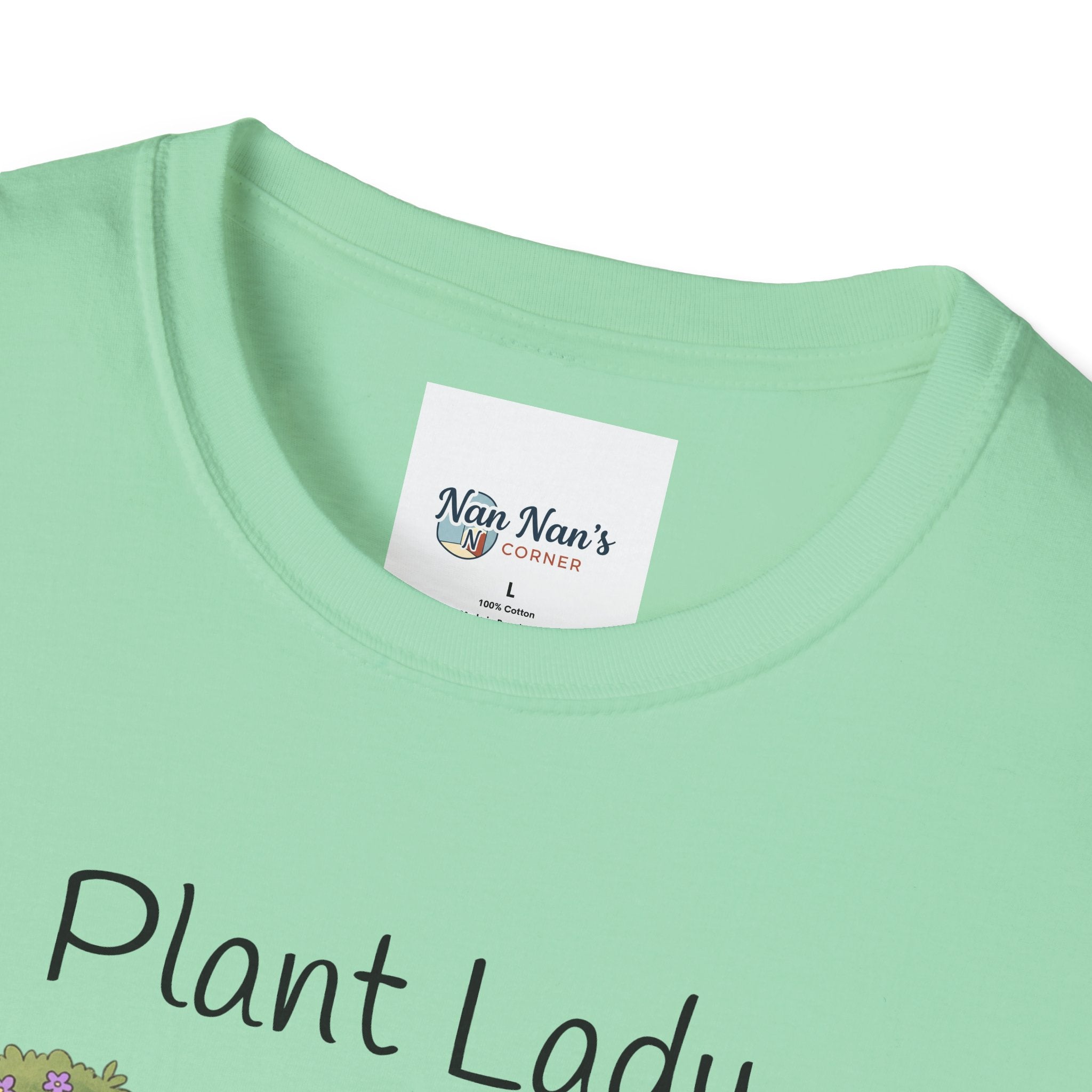 Plant Lady Gardening Unisex Graphic T-Shirt – Funny Plant Mom Cotton Tee