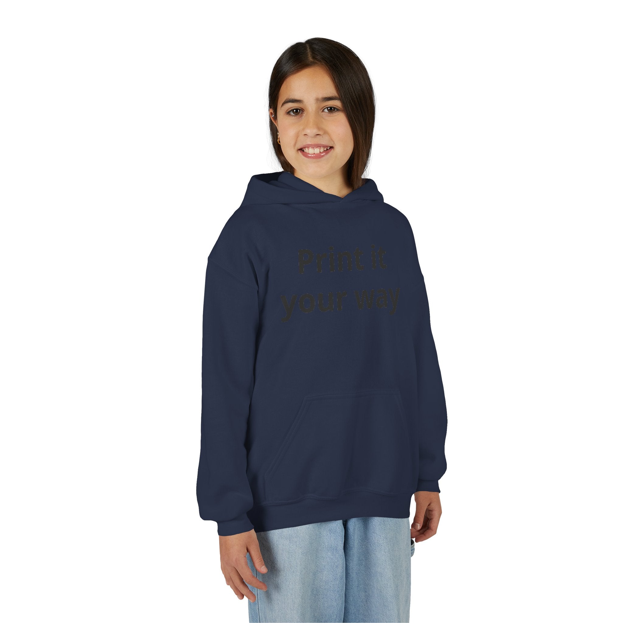 Hooded Sweatshirt Print It Your Way | Custom Youth Hoodie