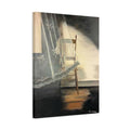 Lace Curtain and Chair Canvas
