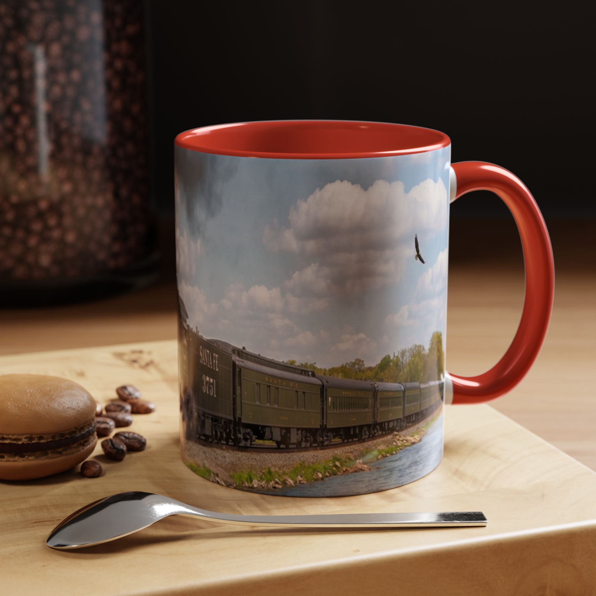 Vintage Steam Locomotive Mug | Accent Coffee Mug 11oz 15oz