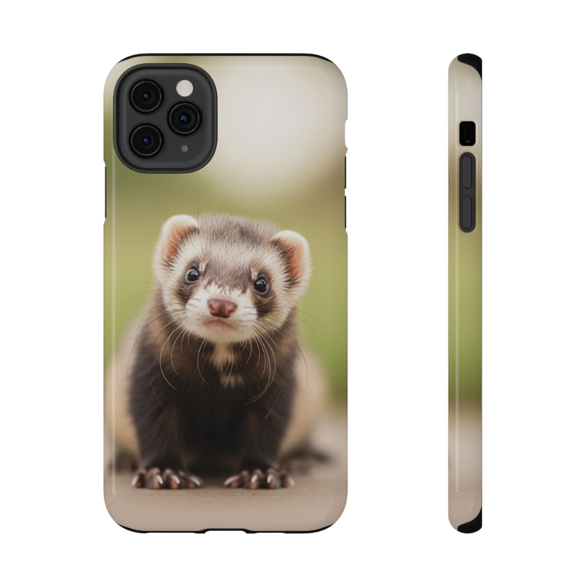 Cute Ferret Portrait Phone Case