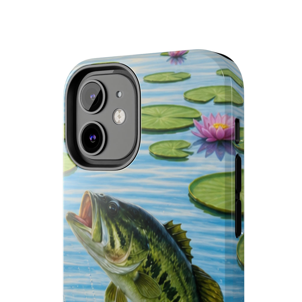 Largemouth Bass Jumping Phone Case | Tough Phone Case