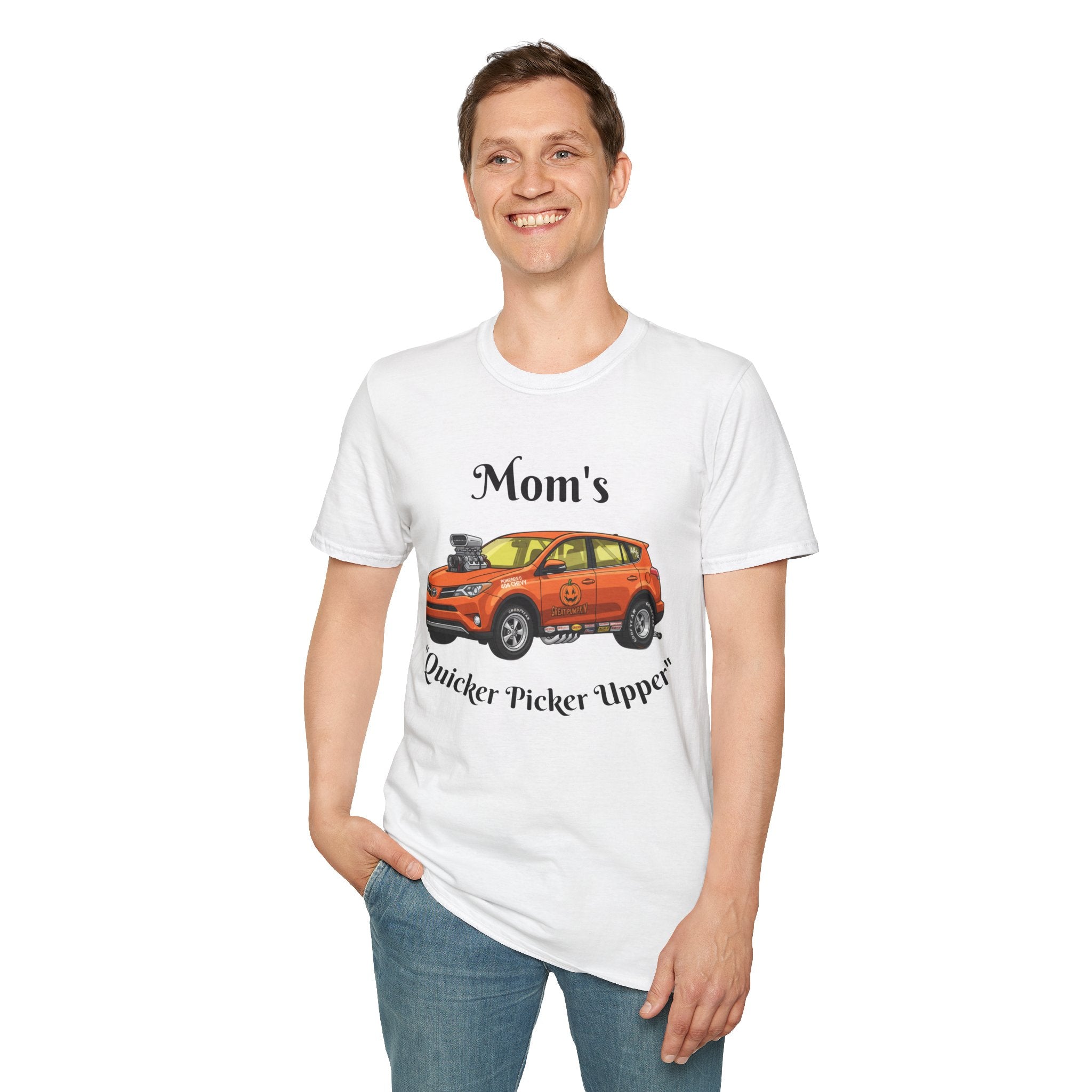 Hot Rod T-Shirt / Orange Hot Rod SUV Graphic