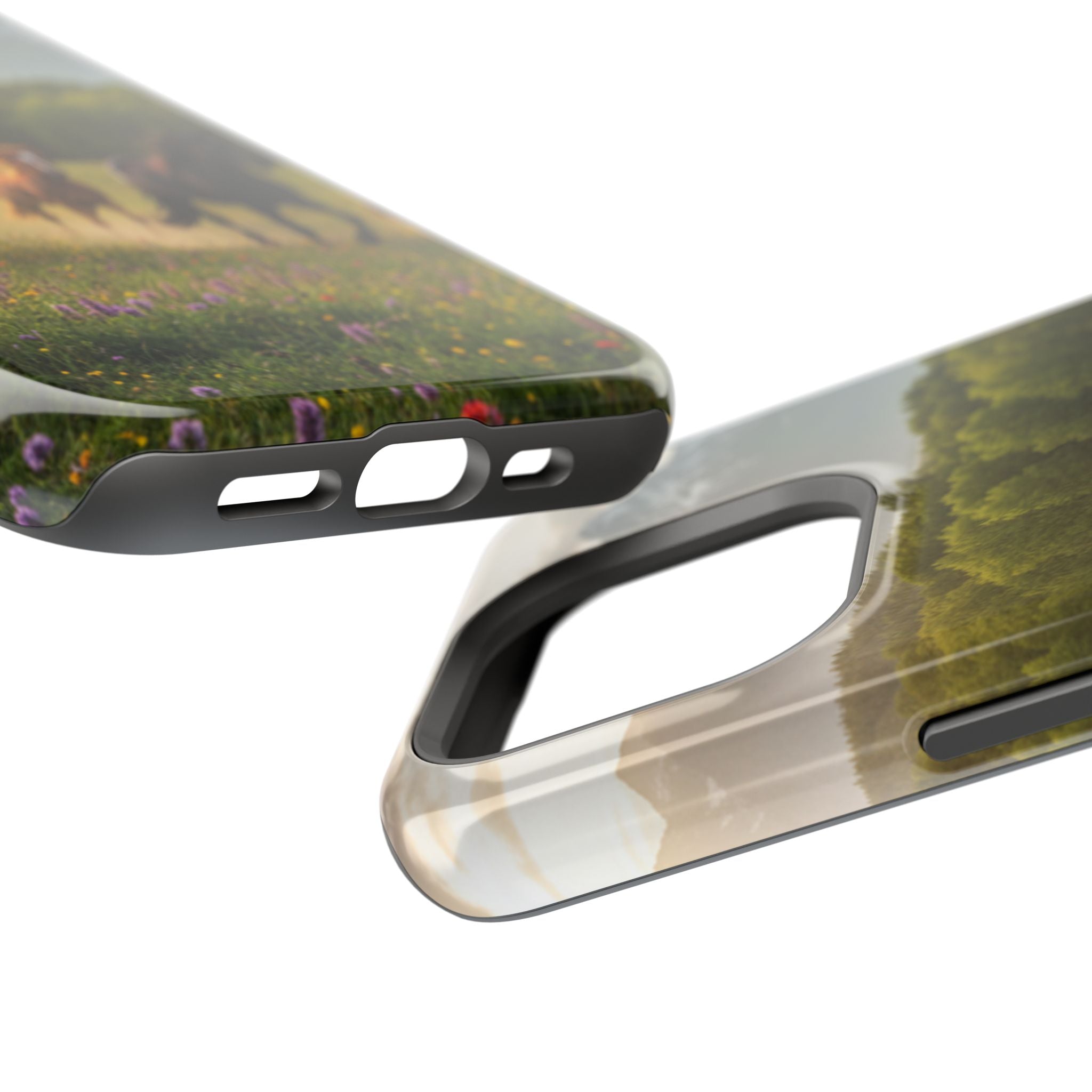 Running Horses Phone Case | Magnetic Impact-Resistant Case