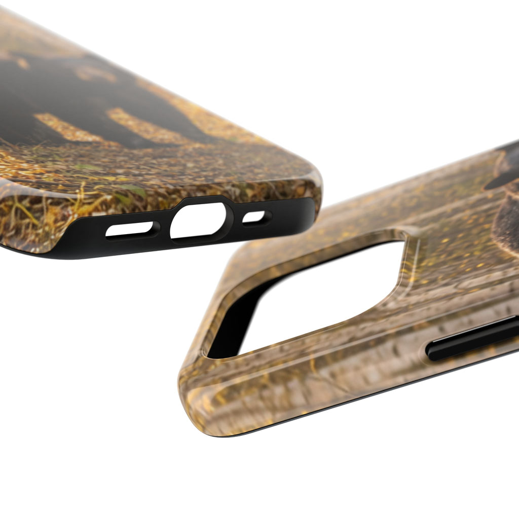 Black Bear Forest Phone Case | Tough Phone Case