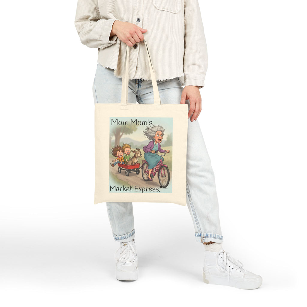 Tote Bag / "Mom Mom's Market Express" Funny Grandma Grocery Tote