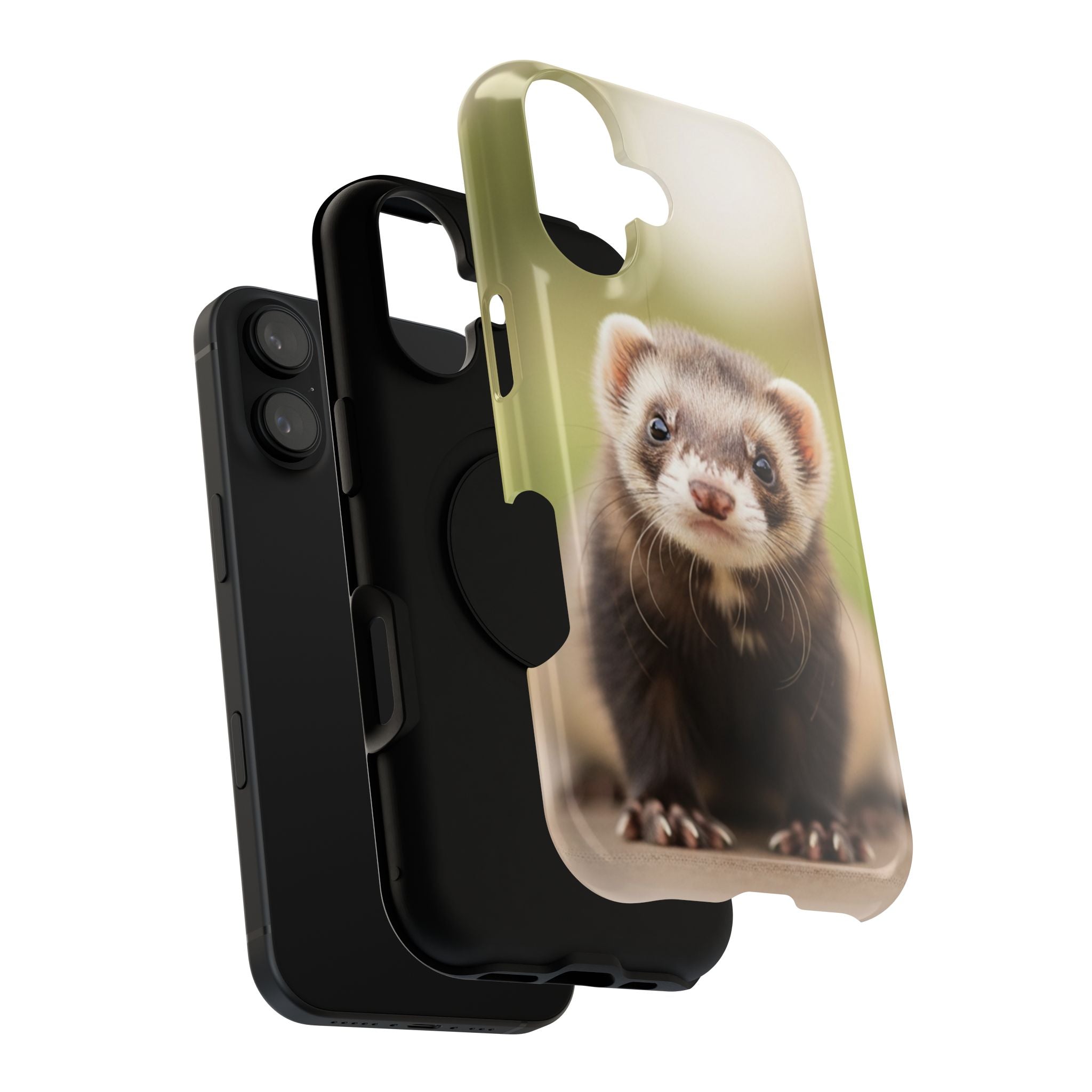 Cute Ferret Portrait Phone Case
