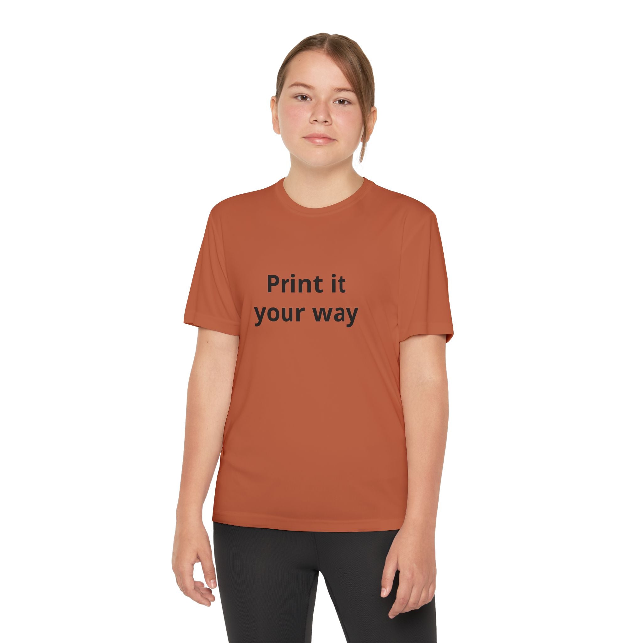 Print it your way Tee | Customizable Youth T-Shirt, Plain White Kids Tee