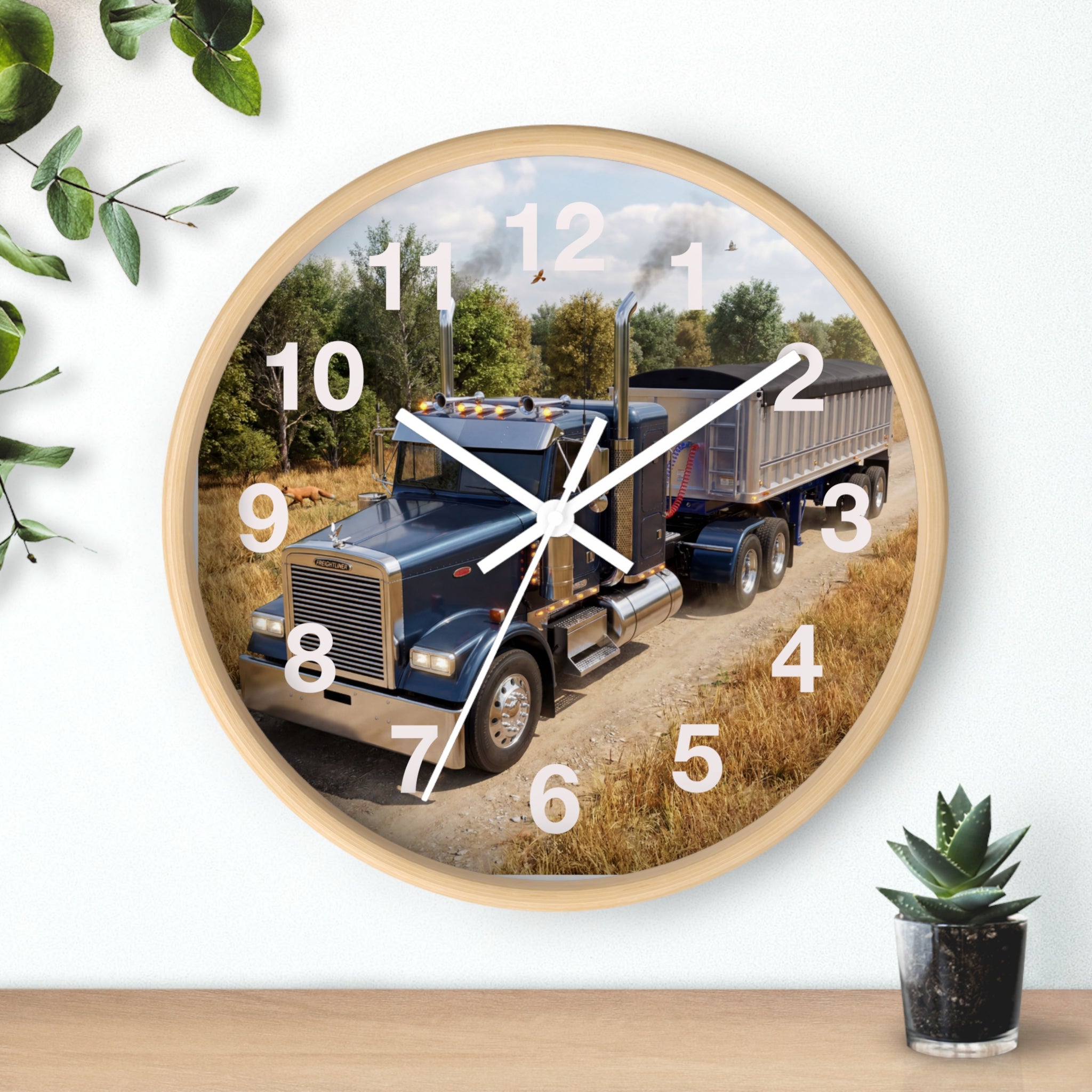 Trucking /Wall Clock