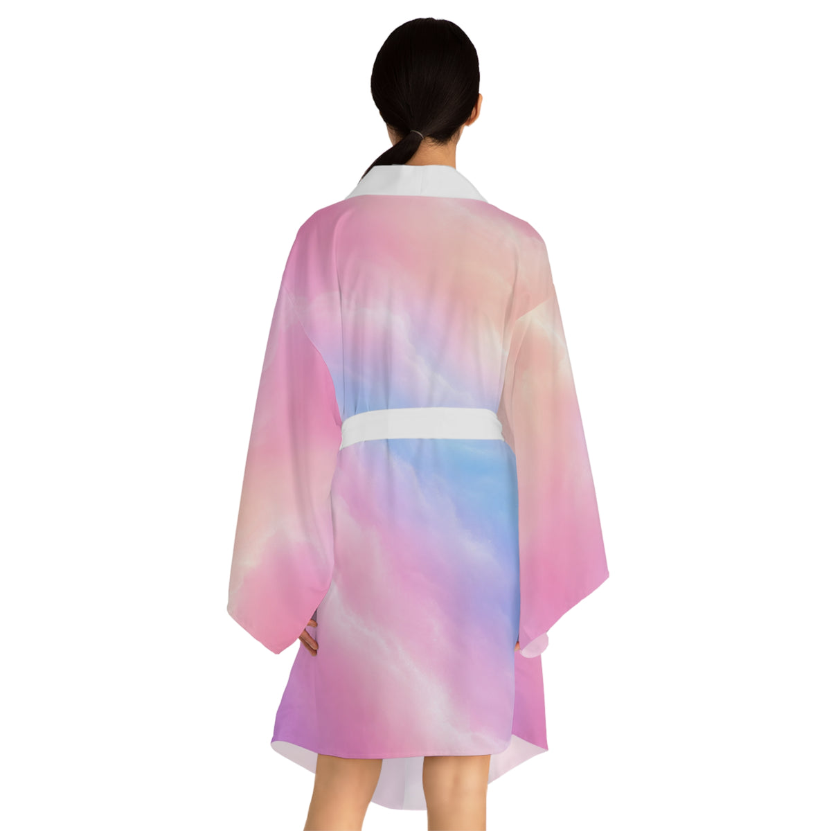 Pastel Cloud Ombré Kimono Robe