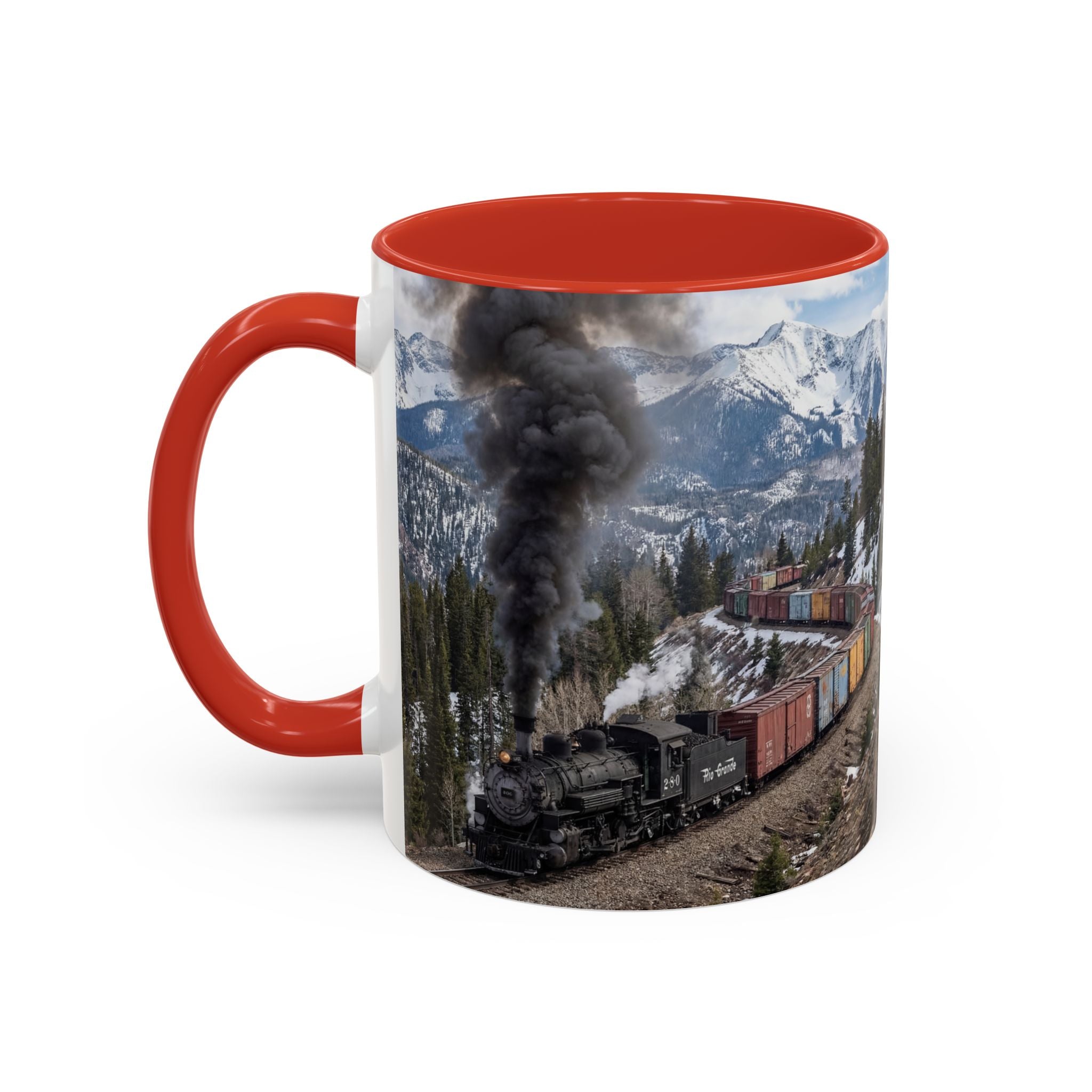 Accent Coffee Mug (11, 15oz)/Steam Train