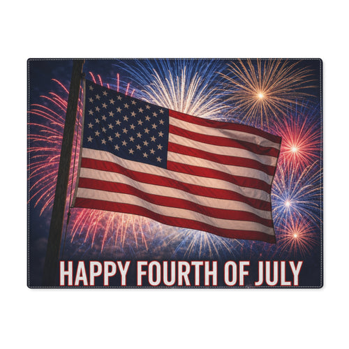 American Flag Fireworks Placemat