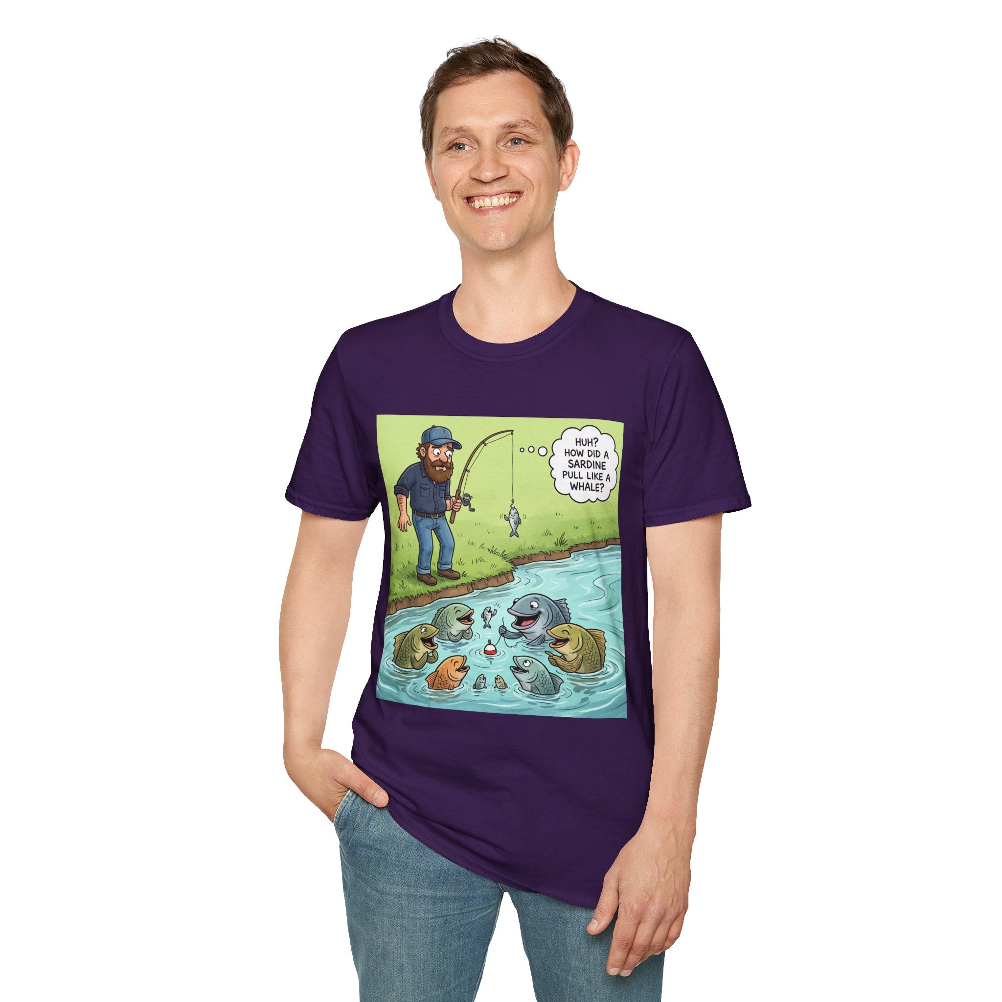 T-Shirt/Fishing Bass Cartoon | Funny Lure, Pond Fish