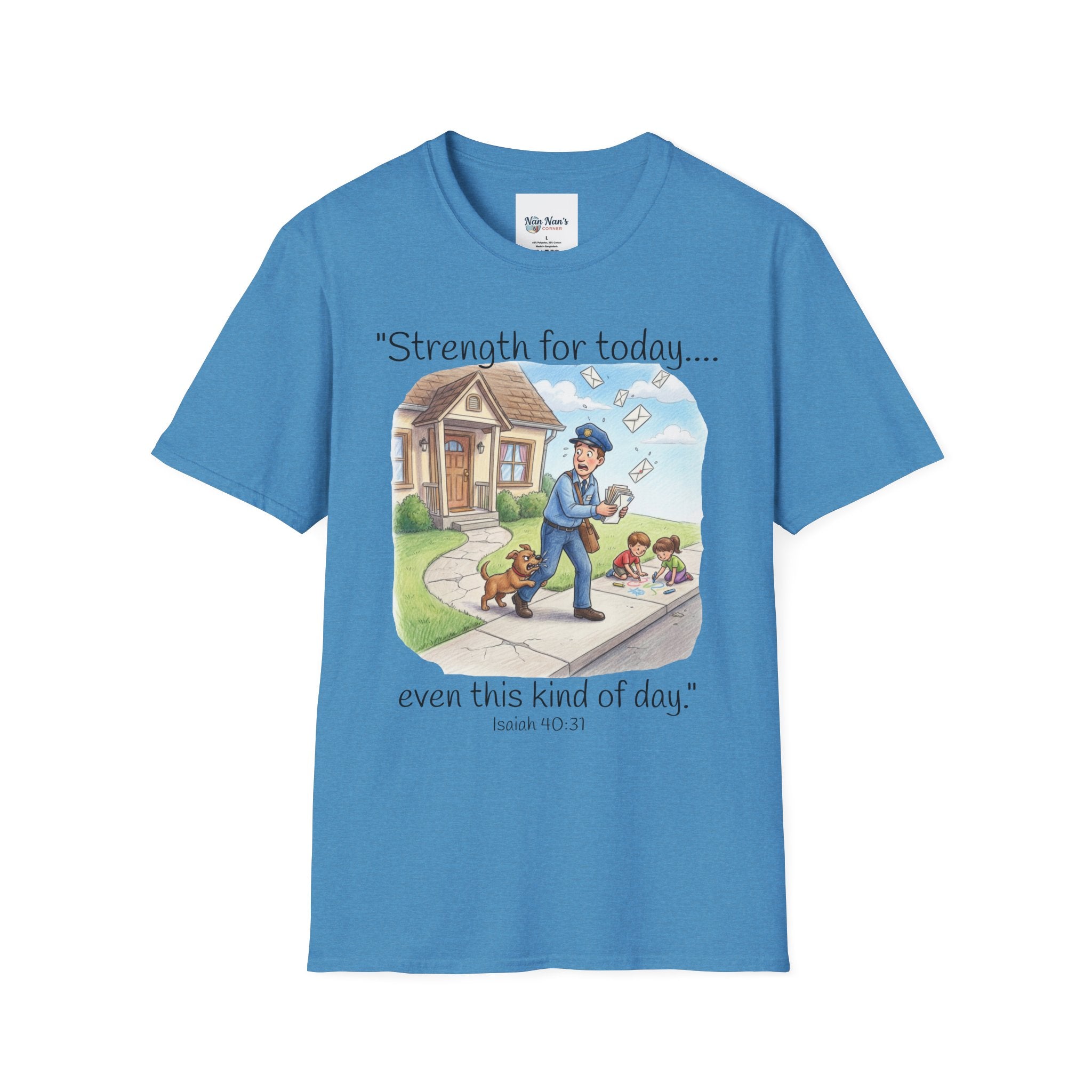 T-Shirt Postal Mail Carrier / Vintage Mailman Illustration Tee