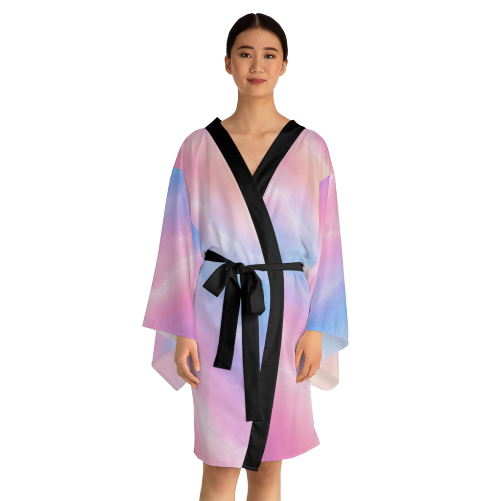 Pastel Cloud Ombré Kimono Robe