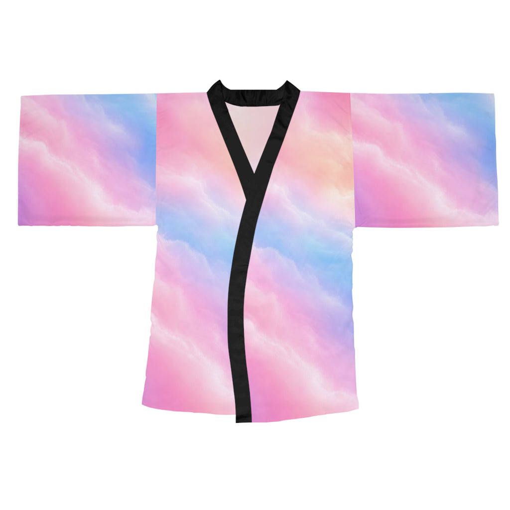 Pastel Cloud Ombré Kimono Robe