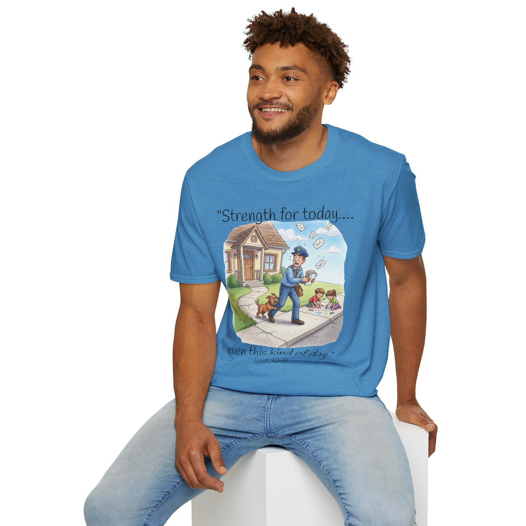 T-Shirt Postal Mail Carrier / Vintage Mailman Illustration Tee