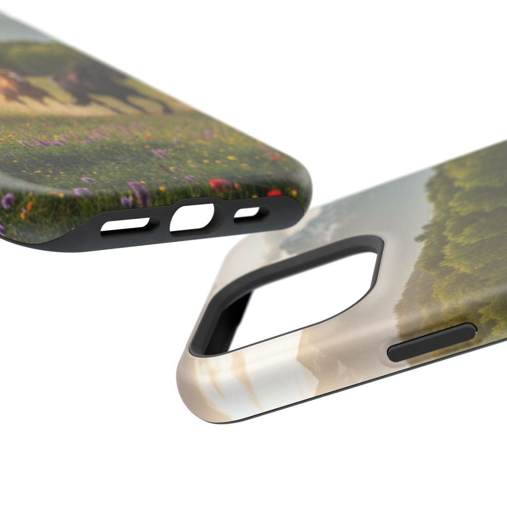 Running Horses Phone Case | Magnetic Impact-Resistant Case