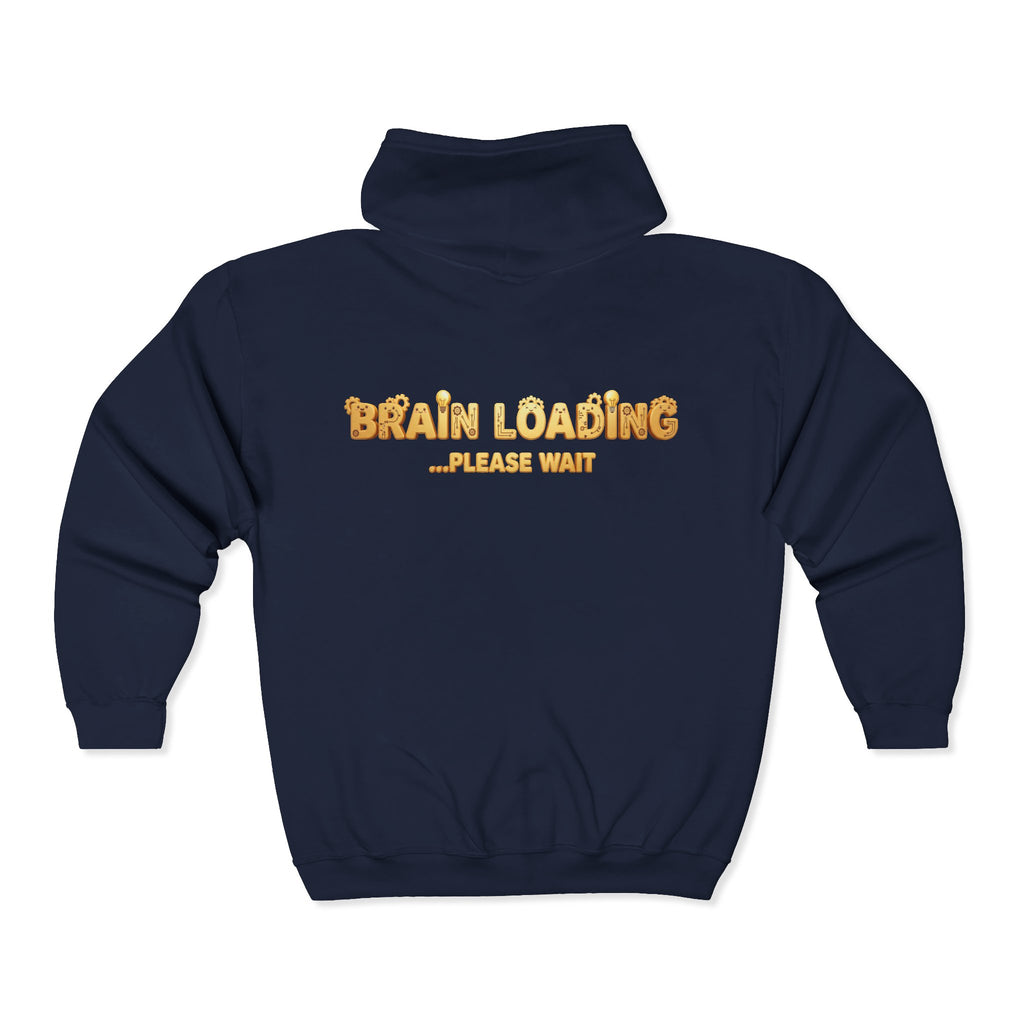 Loading Brain Full Zip Hooded Sweatshirt
