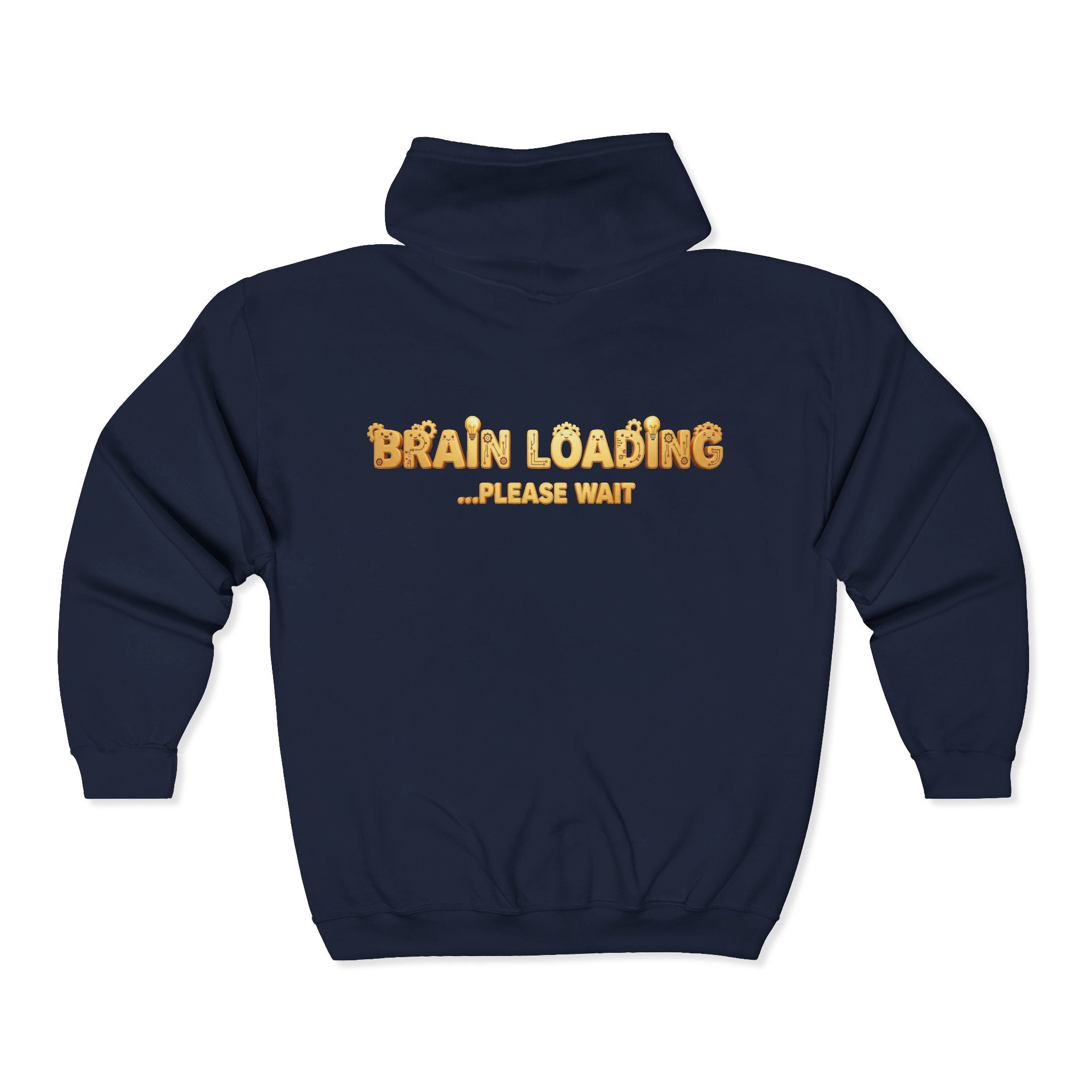Loading Brain Full Zip Hooded Sweatshirt